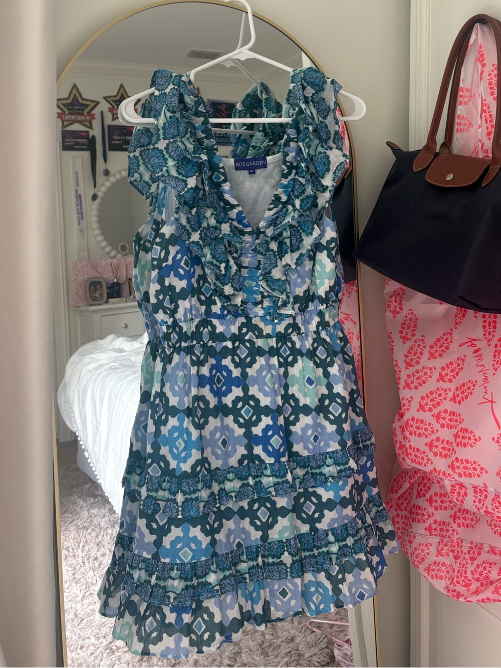 Ro’s Garden Blue Mini Dress